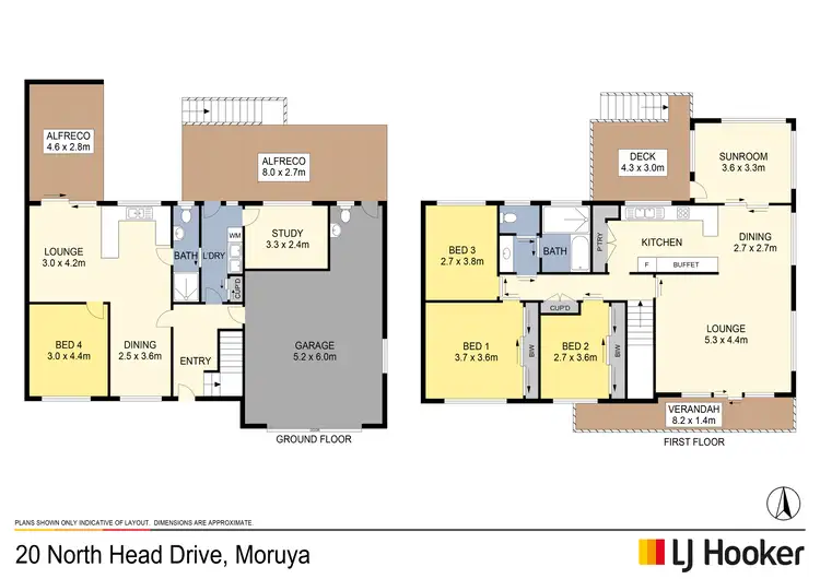 Floorplan of Homely house listing, 20 North Head Drive, Moruya NSW 2537