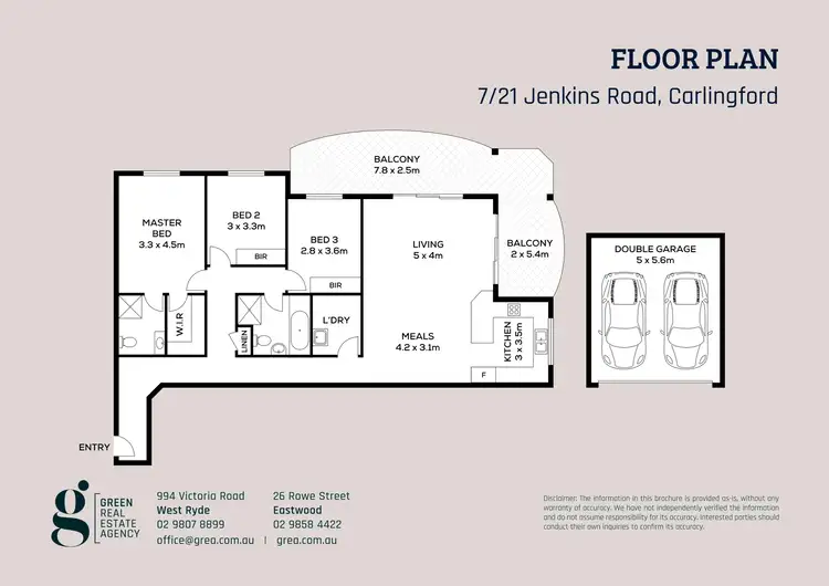 Floorplan of Homely apartment listing, 7/21-25 Jenkins Road, Carlingford NSW 2118