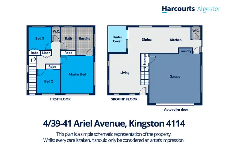 Floorplan of Homely townhouse listing, 4/39-41 Ariel Avenue, Kingston QLD 4114