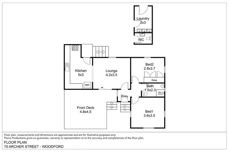 Floorplan of Homely house listing, 70 Archer Street, Woodford QLD 4514