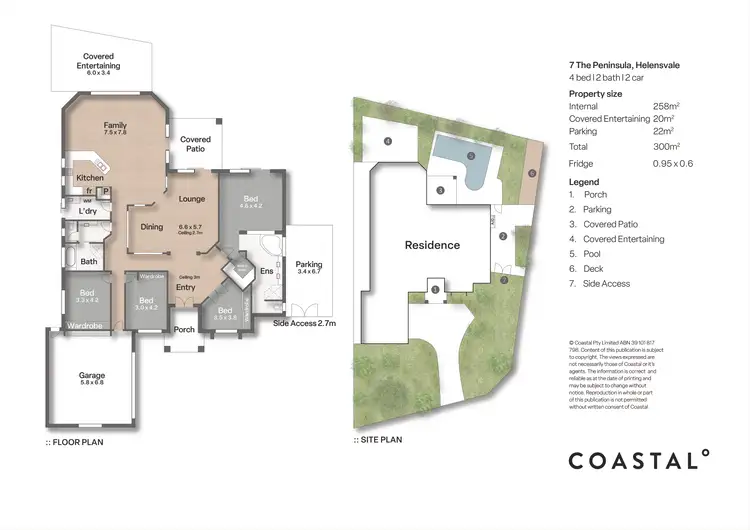 Floorplan of Homely house listing, 7 The Peninsula, Helensvale QLD 4212