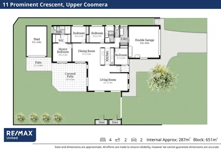 Floorplan of Homely house listing, 11 Prominent Crescent, Upper Coomera QLD 4209