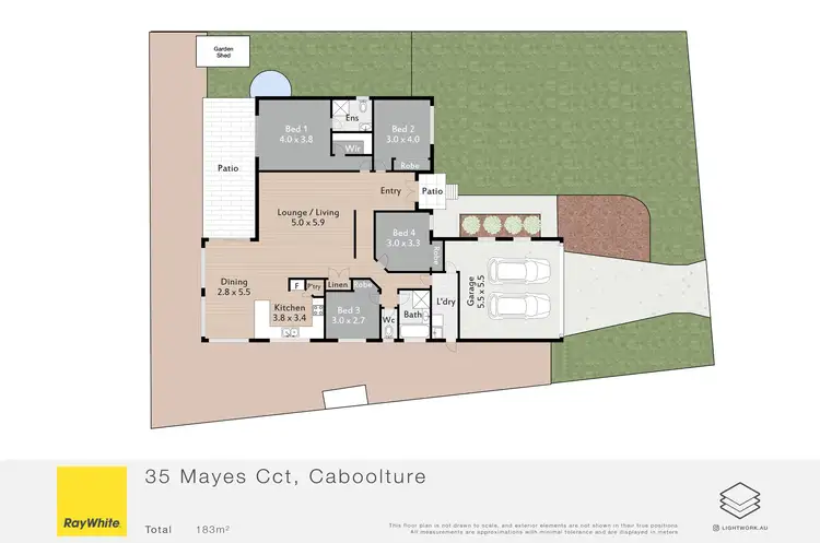 Floorplan of Homely house listing, 35 Mayes Circuit, Caboolture QLD 4510