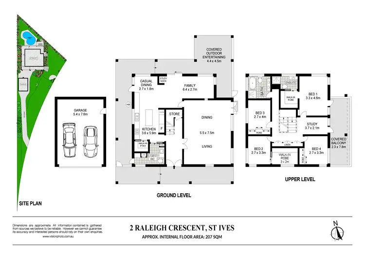 Floorplan of Homely house listing, 2 Raleigh Crescent, St Ives NSW 2075