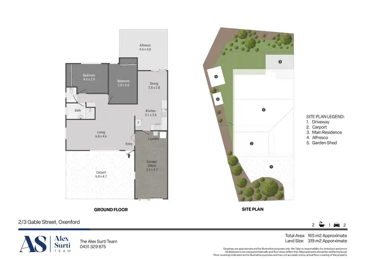 Floorplan of Homely house listing, 2/3 Gable Street, Oxenford QLD 4210