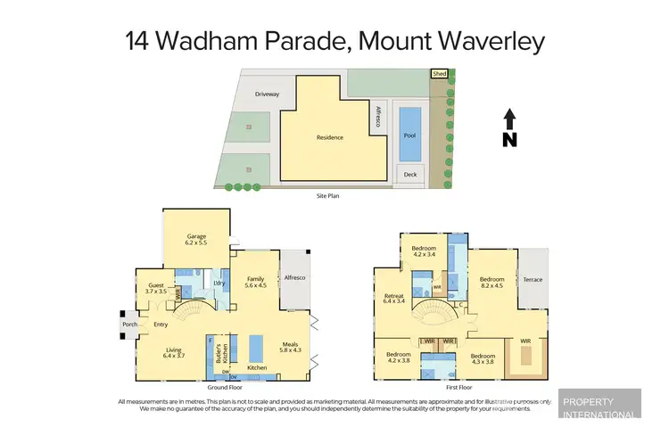 Floorplan of Homely house listing, 14 Wadham Parade, Mount Waverley VIC 3149