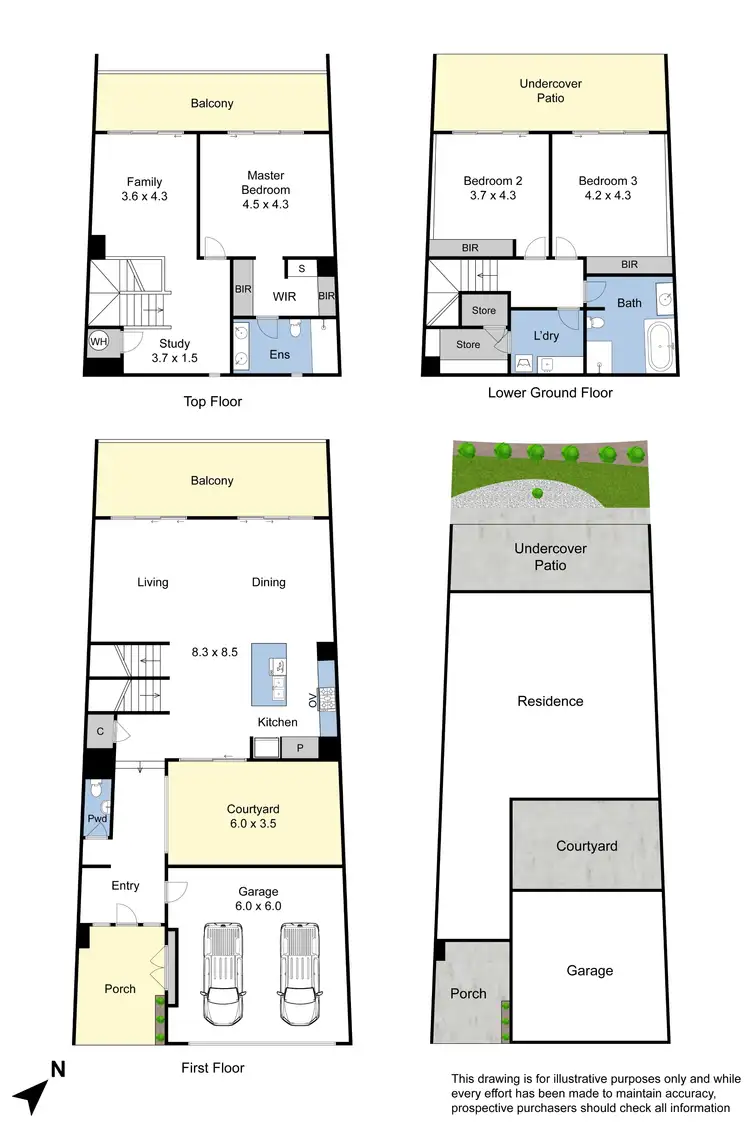 Floorplan of Homely house listing, 74 Waverley Park Drive, Mulgrave VIC 3170