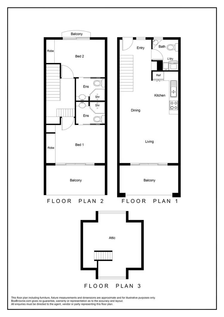 Floorplan of Homely townhouse listing, 16/97-99 Martyn Street, Parramatta Park QLD 4870