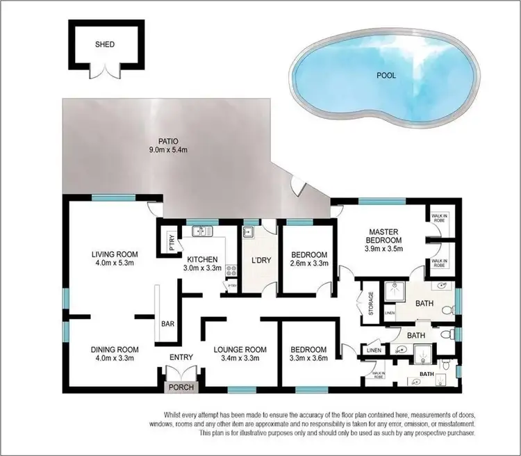 Floorplan of Homely house listing, Address available on request