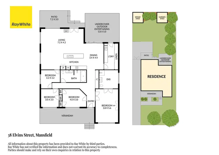 Floorplan of Homely house listing, 38 Elvins Street, Mansfield VIC 3722