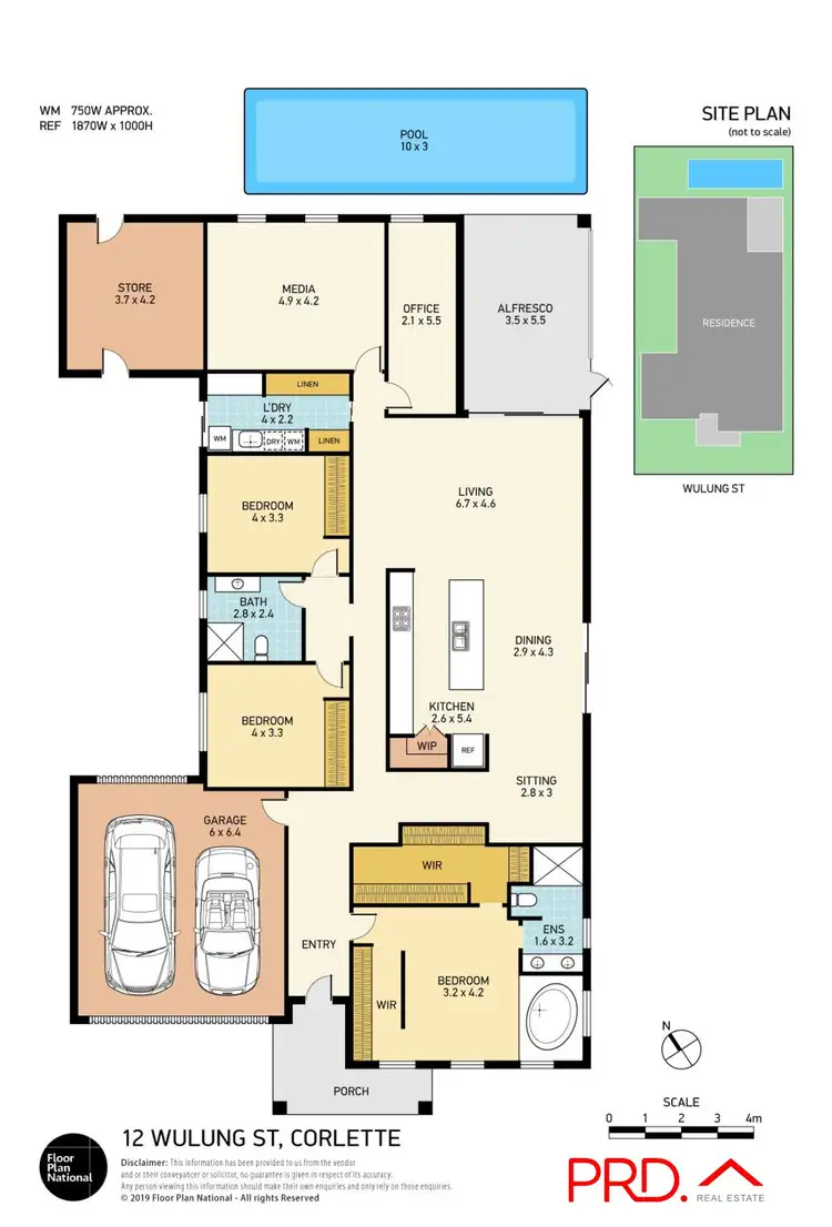 Floorplan of Homely house listing, 12 Wulung Street, Corlette NSW 2315