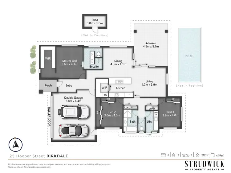 Floorplan of Homely house listing, 25 Hooper Street, Birkdale QLD 4159