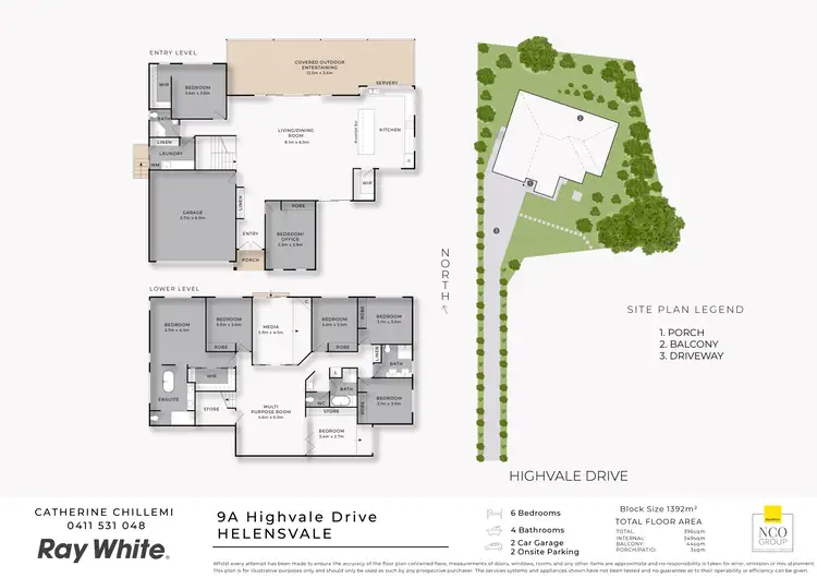 Floorplan of Homely house listing, 9A Highvale Drive, Helensvale QLD 4212