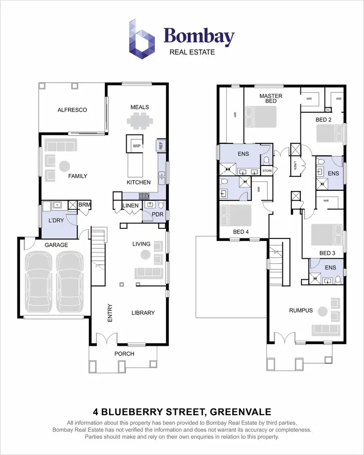 Floorplan of Homely house listing, 4 Blueberry Street, Greenvale VIC 3059