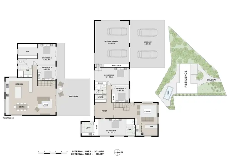 Floorplan of Homely house listing, 3 Jarrah Court, Cranbrook QLD 4814