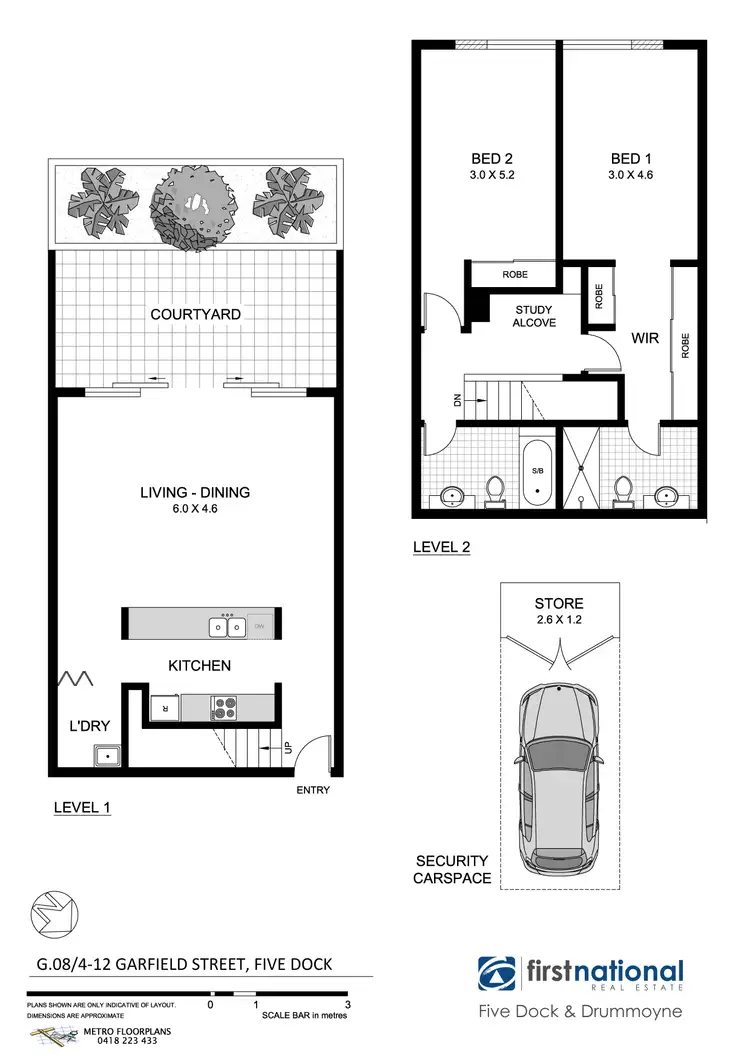 Floorplan of Homely apartment listing, G08/4-12 Garfield Street, Five Dock NSW 2046