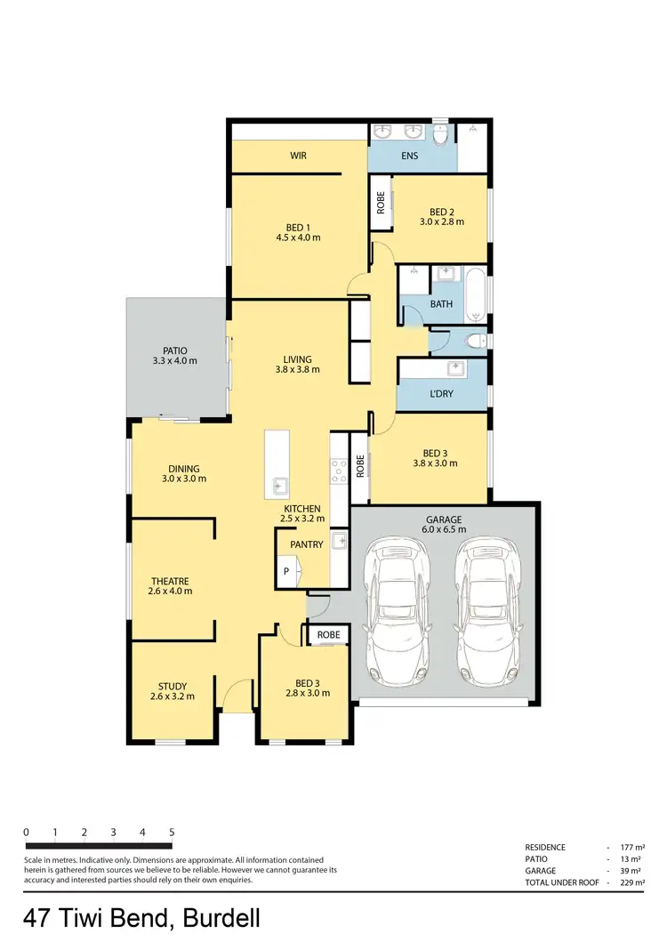 Floorplan of Homely house listing, 47 Tiwi Bend, Burdell QLD 4818