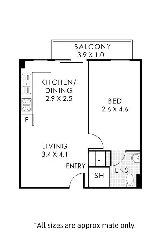 Floorplan of Homely apartment listing, 57/157-161 Hubert Street, East Victoria Park WA 6101