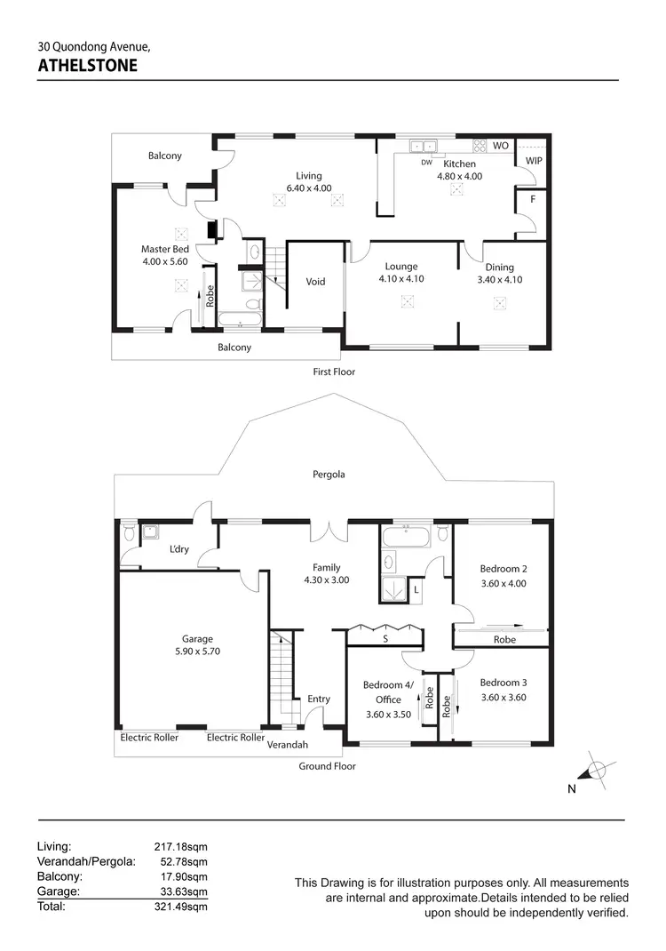 Floorplan of Homely house listing, 30 Quondong Avenue, Athelstone SA 5076