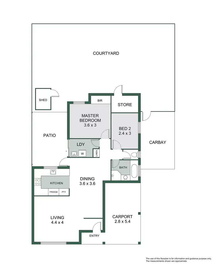 Floorplan of Homely villa listing, 5/9-11 Mallard Way, Cannington WA 6107
