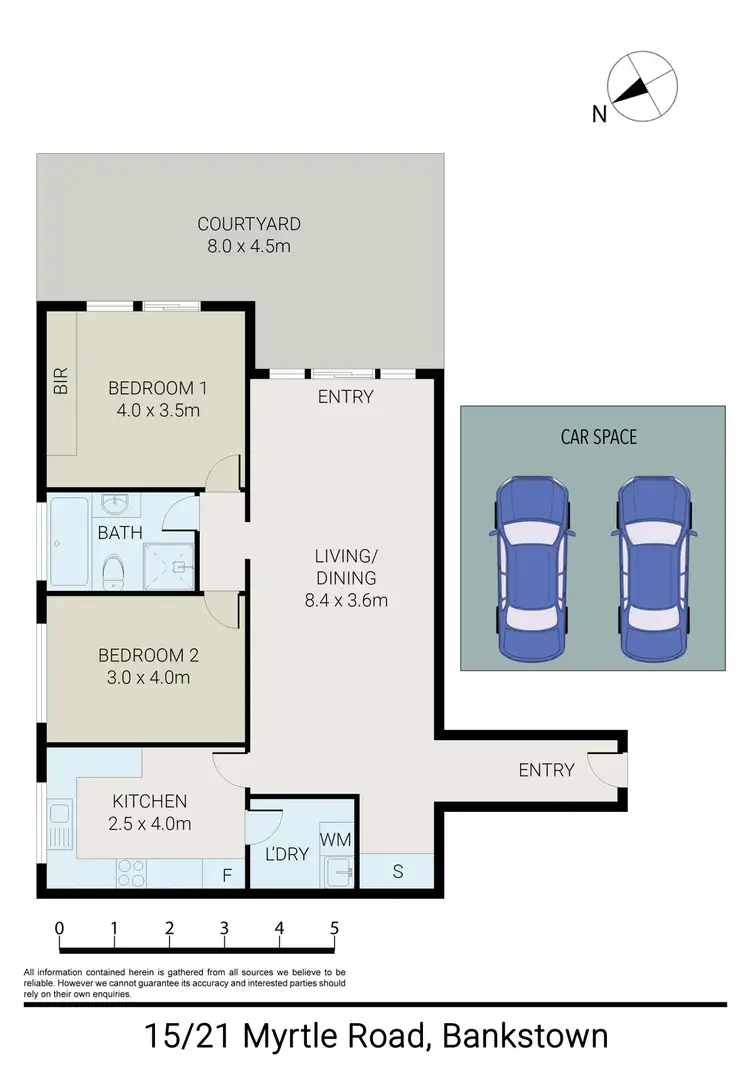 Floorplan of Homely unit listing, 15/21 Myrtle Road, Bankstown NSW 2200
