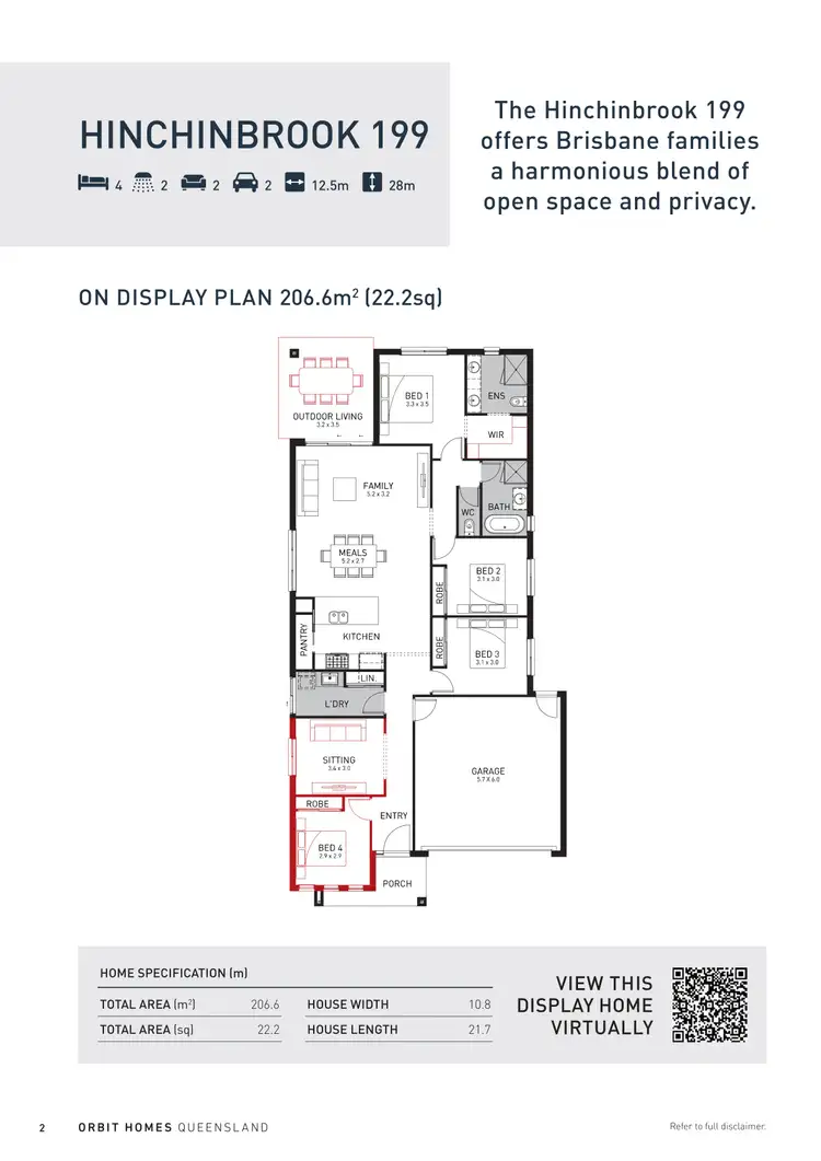 Floorplan of Homely house listing, 18 Destiny Street, Morayfield QLD 4506
