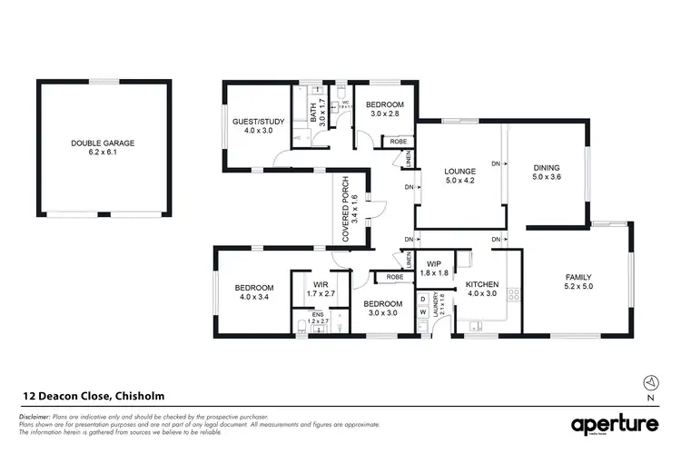 Floorplan of Homely house listing, 12 Deacon Close, Chisholm ACT 2905