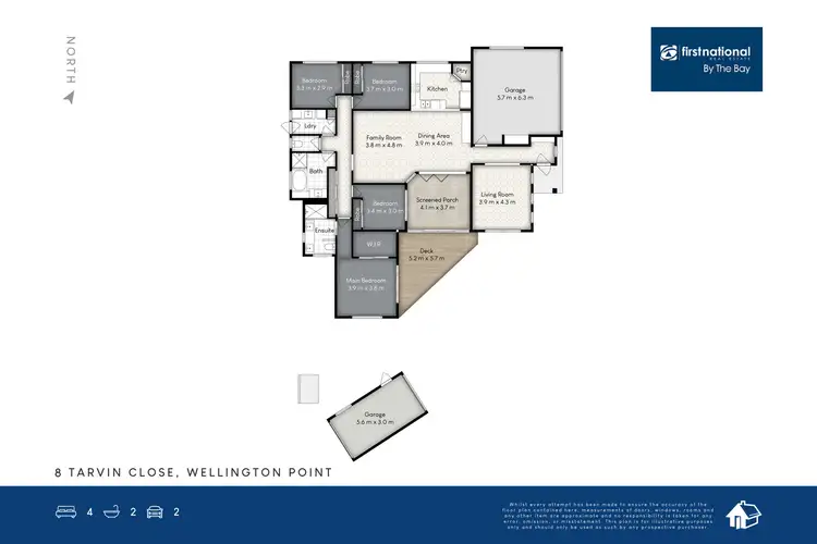 Floorplan of Homely house listing, 8 Tarvin Close, Wellington Point QLD 4160
