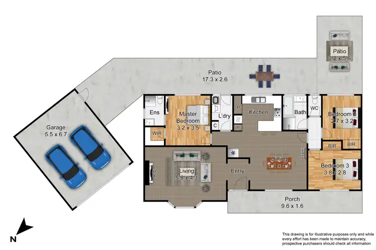 Floorplan of Homely house listing, 13 Thanos Court, Hampton Park VIC 3976