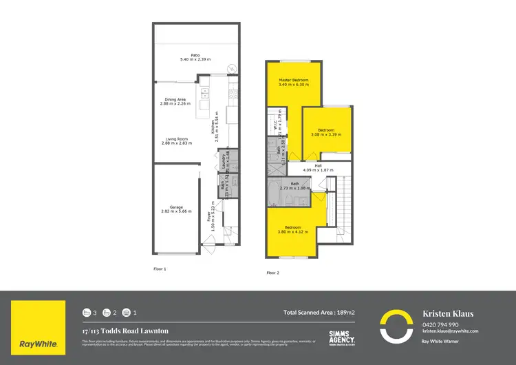 Floorplan of Homely townhouse listing, 17/113 Todds Road, Lawnton QLD 4501