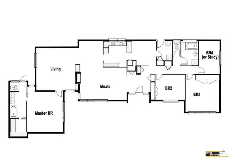 Floorplan of Homely house listing, 18B Lowth Road, Beckenham WA 6107