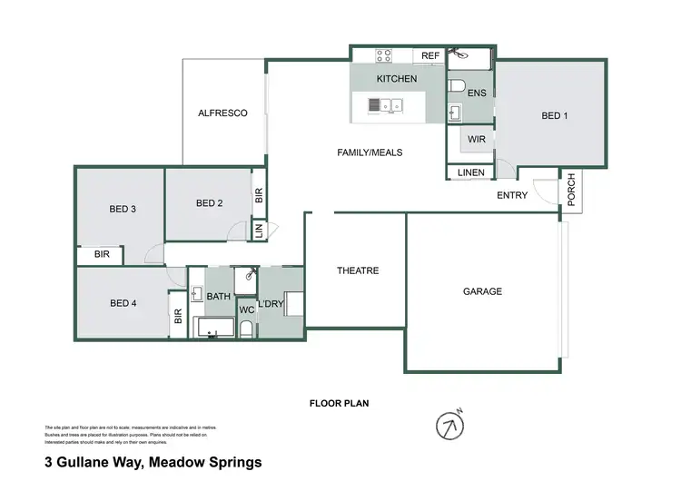 Floorplan of Homely house listing, 3 Gullane Way, Meadow Springs WA 6210