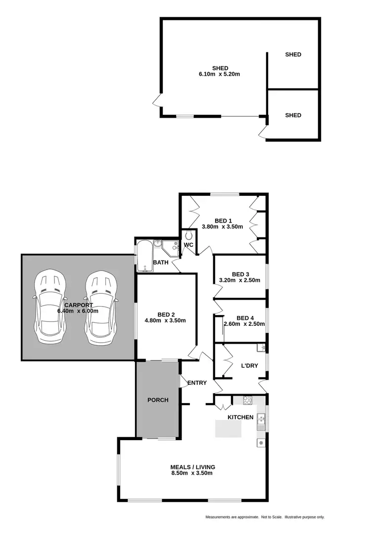 Floorplan of Homely house listing, 14 Russell Street, Howlong NSW 2643