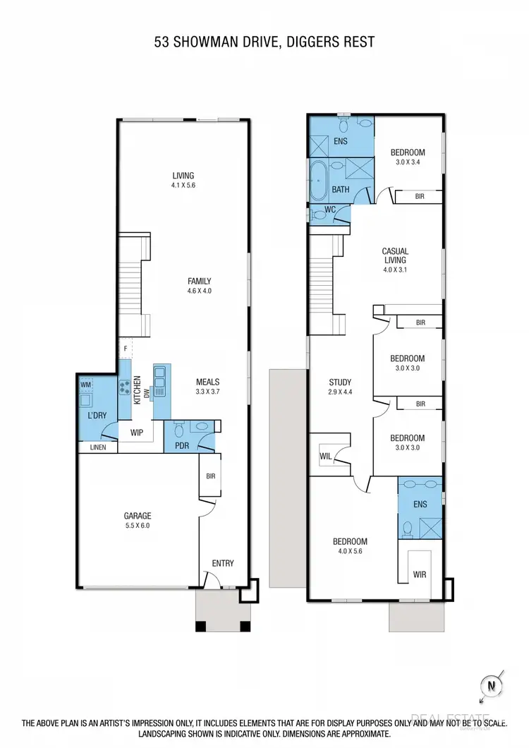 Floorplan of Homely house listing, 53 Showman Drive, Diggers Rest VIC 3427