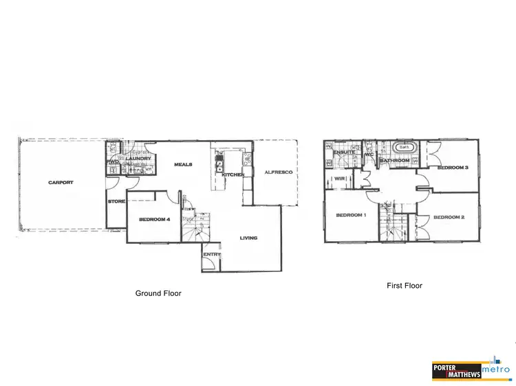 Floorplan of Homely house listing, 48A Salix Way, Forrestfield WA 6058