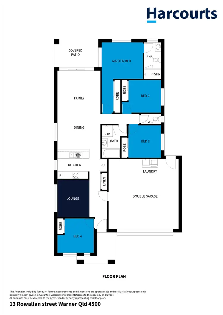 Floorplan of Homely house listing, 13 Rowallan Street, Warner QLD 4500