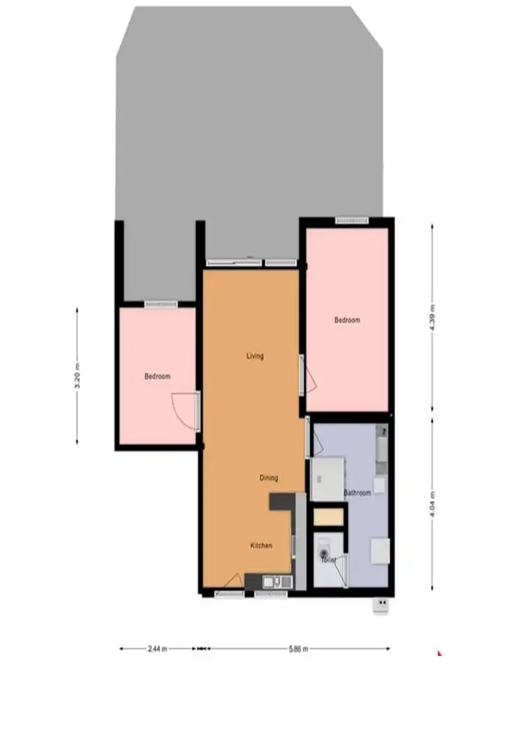 Floorplan of Homely unit listing, 3/11 Central Avenue, Maylands WA 6051