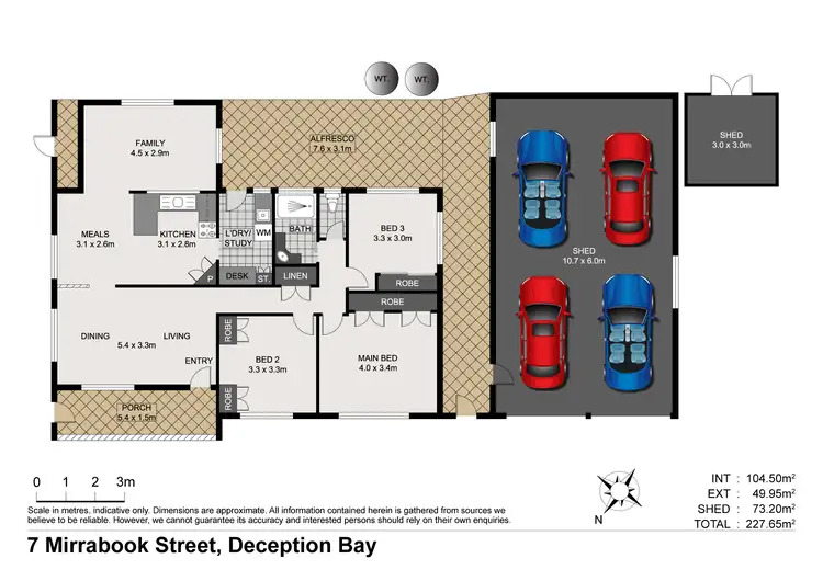 Floorplan of Homely house listing, 7 Mirrabook Street, Deception Bay QLD 4508