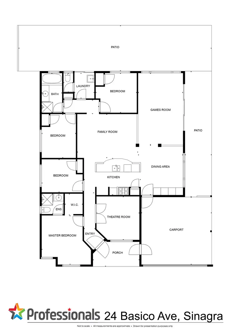 Floorplan of Homely house listing, 24 Basico Avenue, Sinagra WA 6065