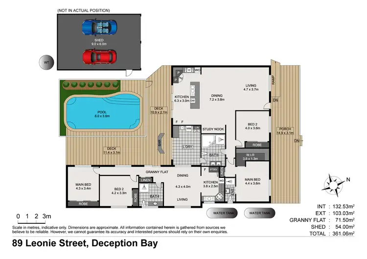 Floorplan of Homely house listing, 89 Leonie Street, Deception Bay QLD 4508
