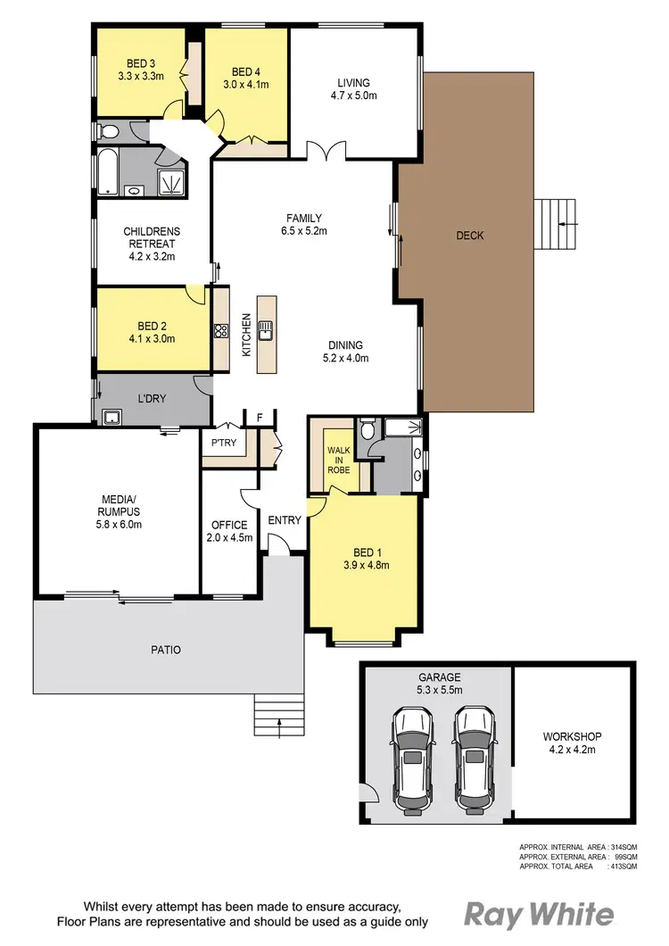 Floorplan of Homely house listing, 551 Bunya Road, Bunya QLD 4055