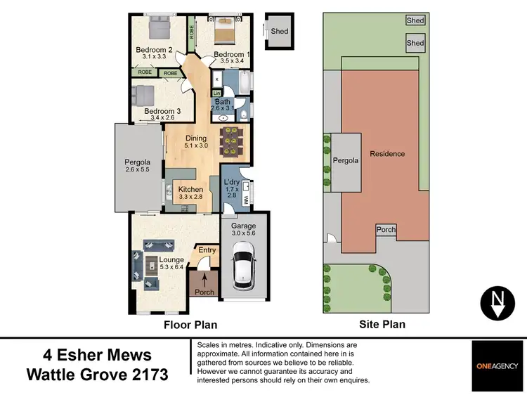Floorplan of Homely house listing, 4 Esher Mews, Wattle Grove NSW 2173