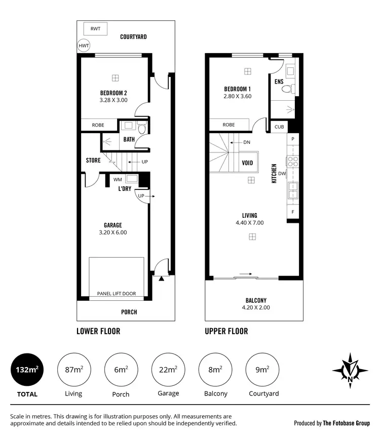 Floorplan of Homely townhouse listing, 8 Beech Street, Port Adelaide SA 5015
