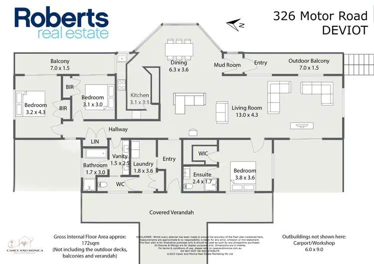 Floorplan of Homely house listing, 326 Motor Road, Deviot TAS 7275