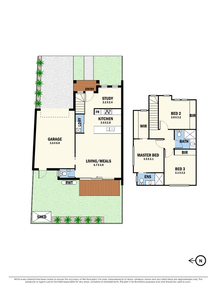 Floorplan of Homely townhouse listing, 1A Murdoch Court, Altona North VIC 3025