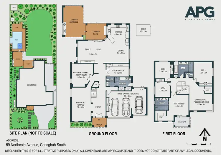 Floorplan of Homely other listing, 59 Northcote Avenue, Caringbah South NSW 2229