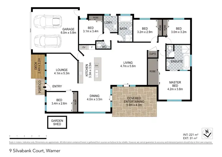 Floorplan of Homely house listing, 9 Silvabank Court, Warner QLD 4500