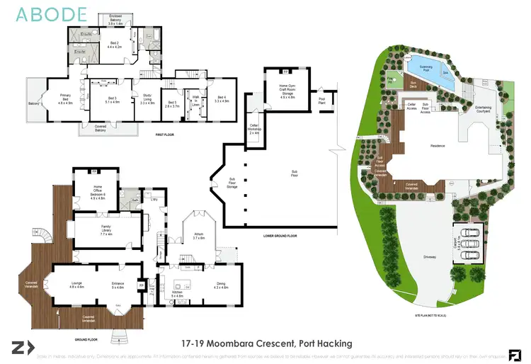 Floorplan of Homely house listing, 17-19 Moombara Crescent, Port Hacking NSW 2229