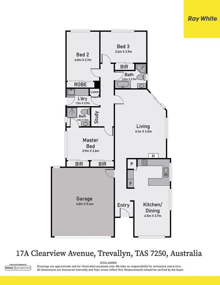 Floorplan of Homely house listing, 17A Clearview Avenue, Trevallyn TAS 7250