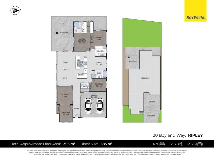 Floorplan of Homely house listing, 20 Boyland Way, Ripley QLD 4306